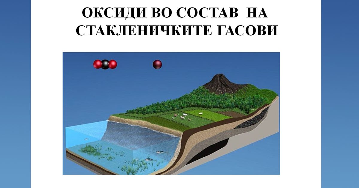 Оксиди во состав на стакленичките гасови