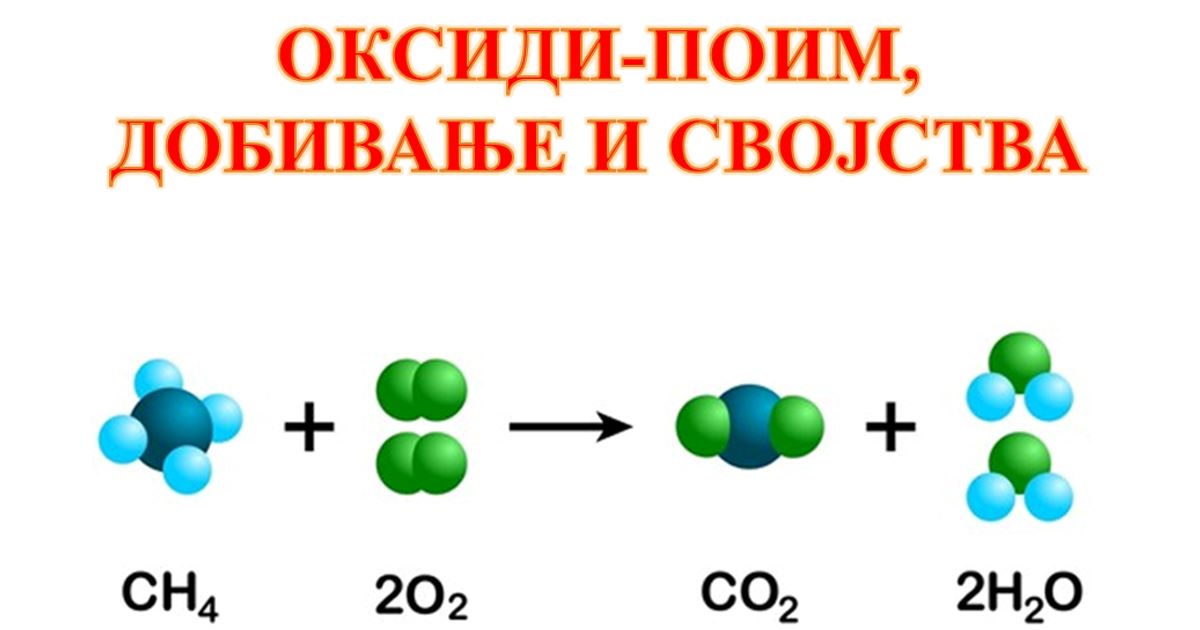 Оксиди, поим, добивање и својства