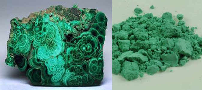 zelen pigment